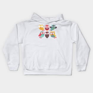 Happy owls Kids Hoodie